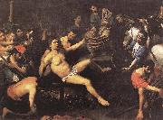 VALENTIN DE BOULOGNE Martyrdom of St Lawrence et oil on canvas